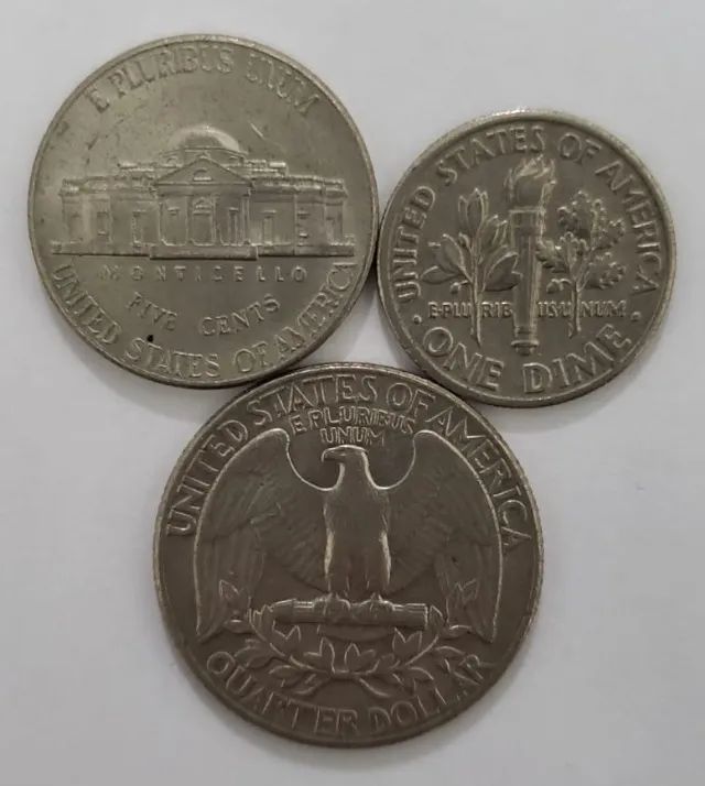 Moedas Americanas Antigas - Foto 2