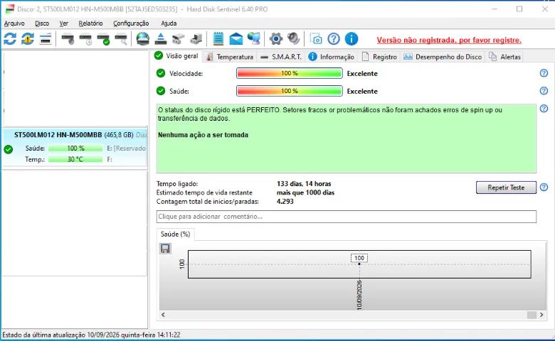 Hd notebook 500GB 2,5 Sata Samsung - Foto 3