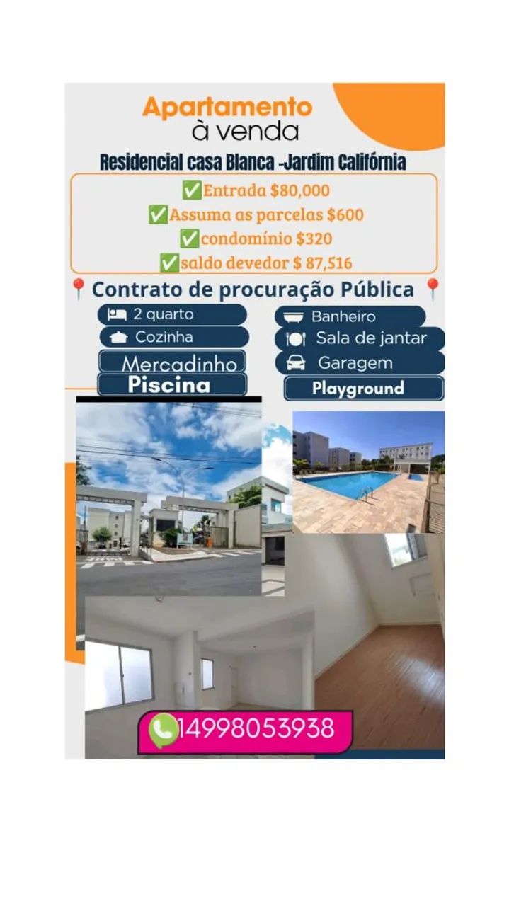 Vendo apartamento 