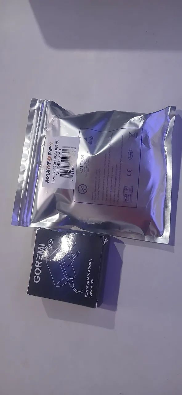 Fita de led rgb 5050 colorida com 5 mt - Foto 3