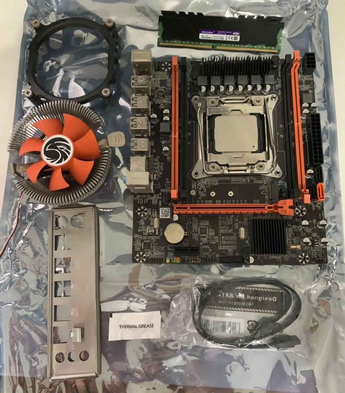 Kit Intel Xeon 2620 + 16 ram + placa mãe 