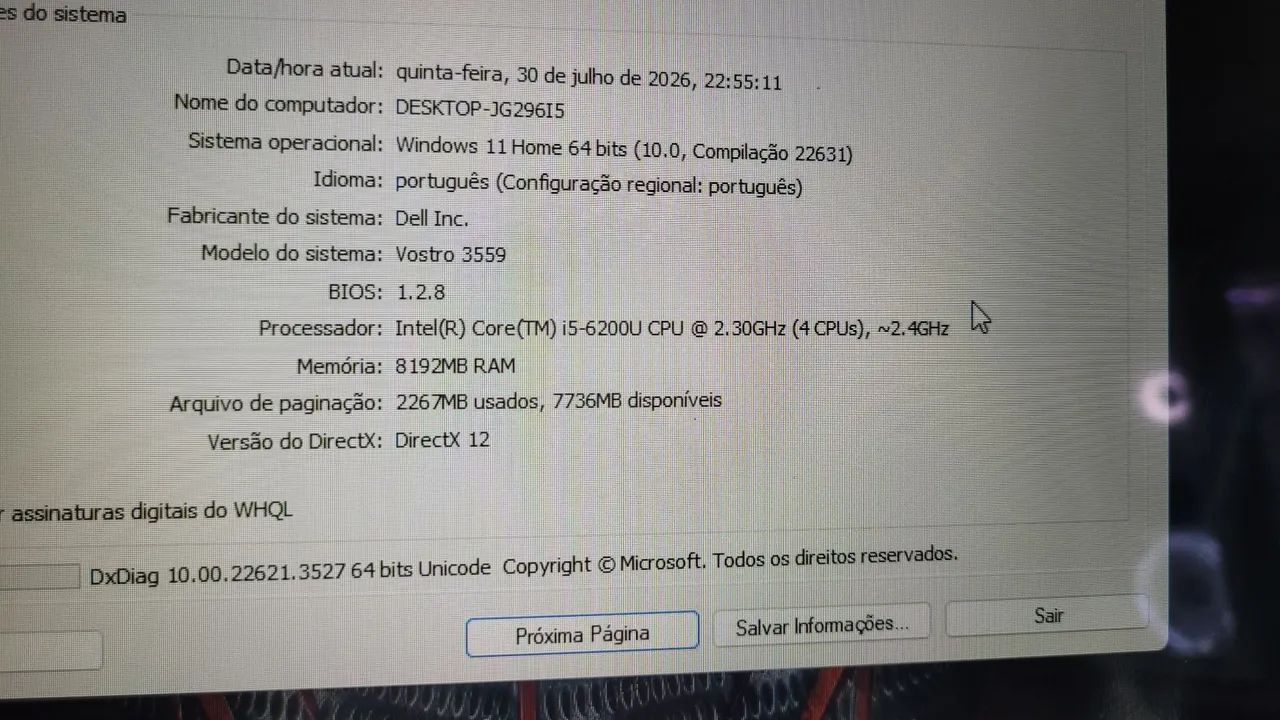 Notebook dell i5 com ssd e 8gb de ram - Foto 3