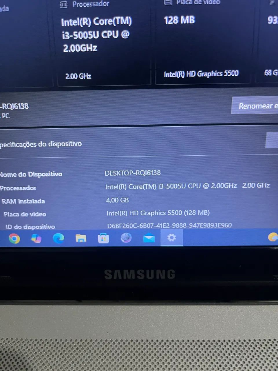 Notebook Samsung i3  - Foto 3