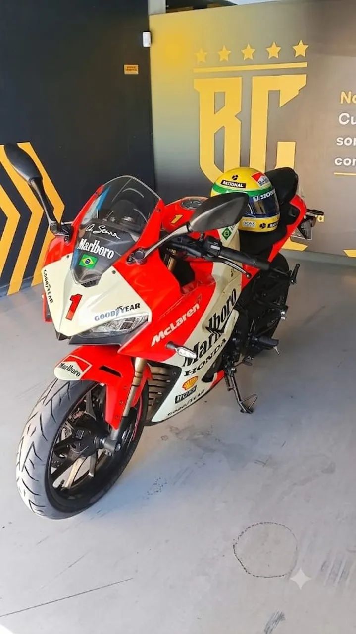 SBM 250S 1.500km rodado, zerada!