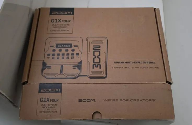 Zoom Pedal De Efeito Para Guitarra G1x Four Preto Novo - Foto 3
