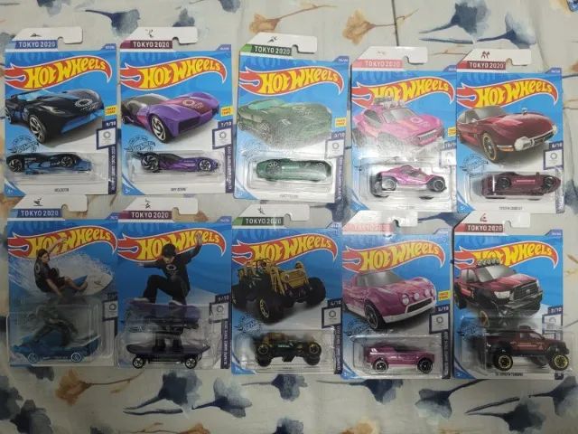 Coleção Hot Wheels Olimpíadas Tokyo 2020