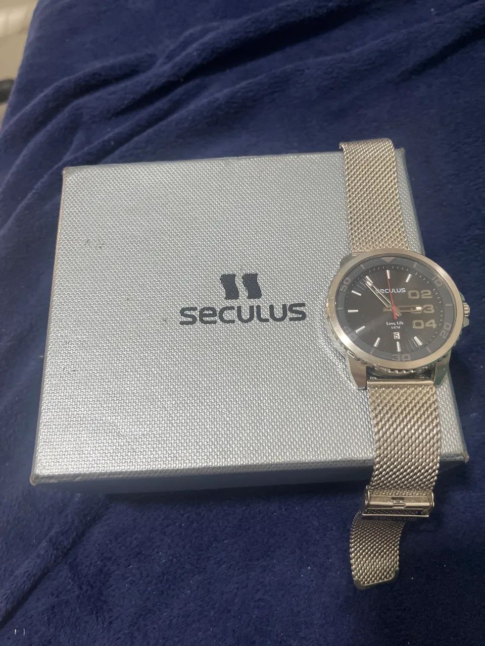 Relógio seculus original prata