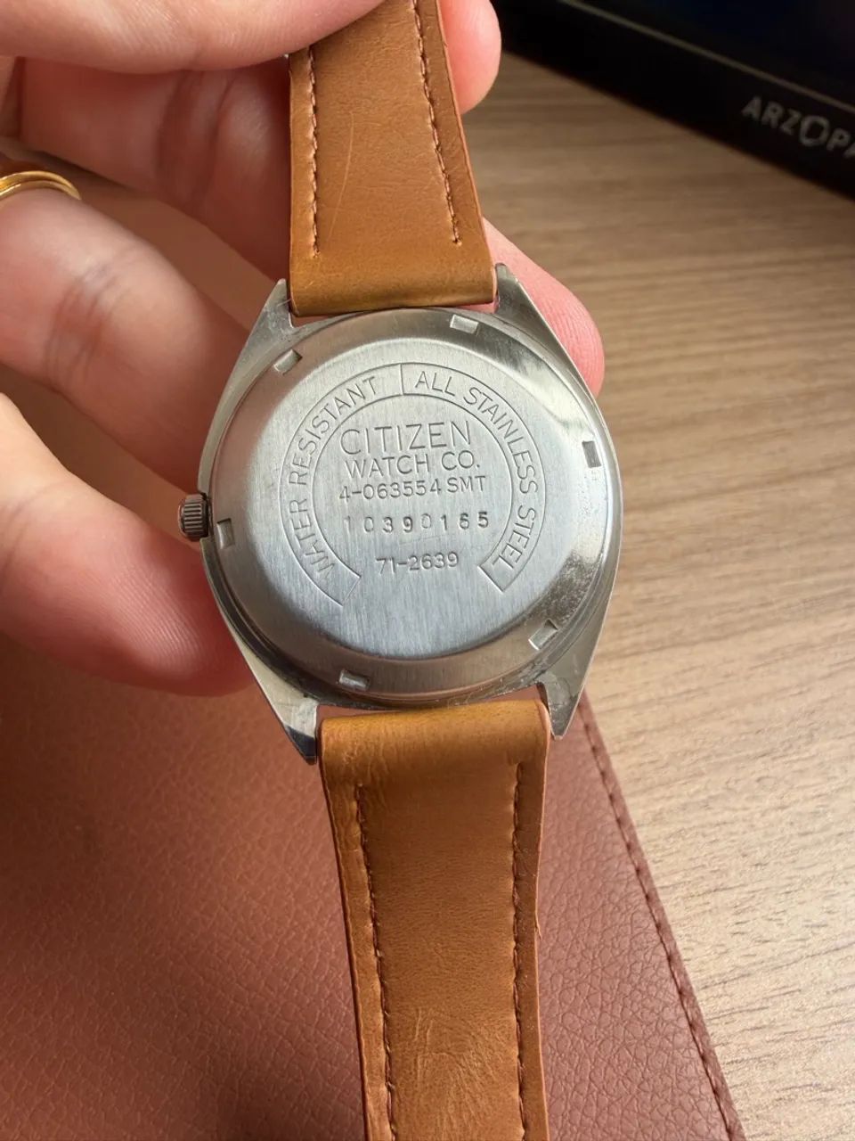 Relógio Citizen automatico vintage azul - Foto 4