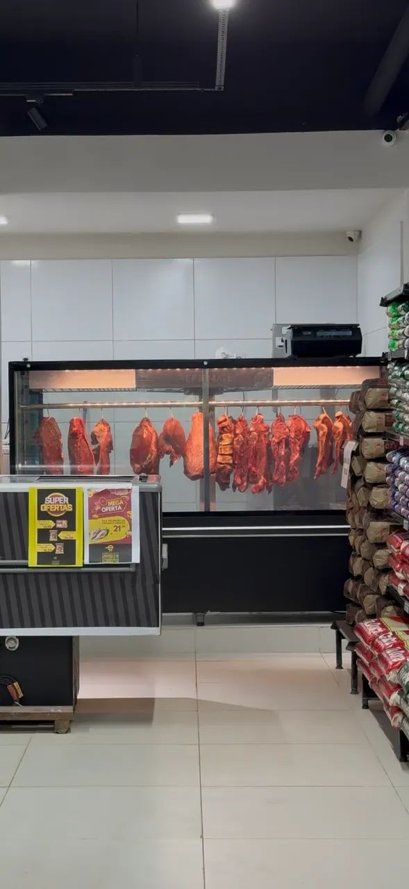 BLACÃO EXPOSITOR DE CARNE REFRIGERADO AÇOUGUE VANGUARD REFRIMATE 2M - Foto 4