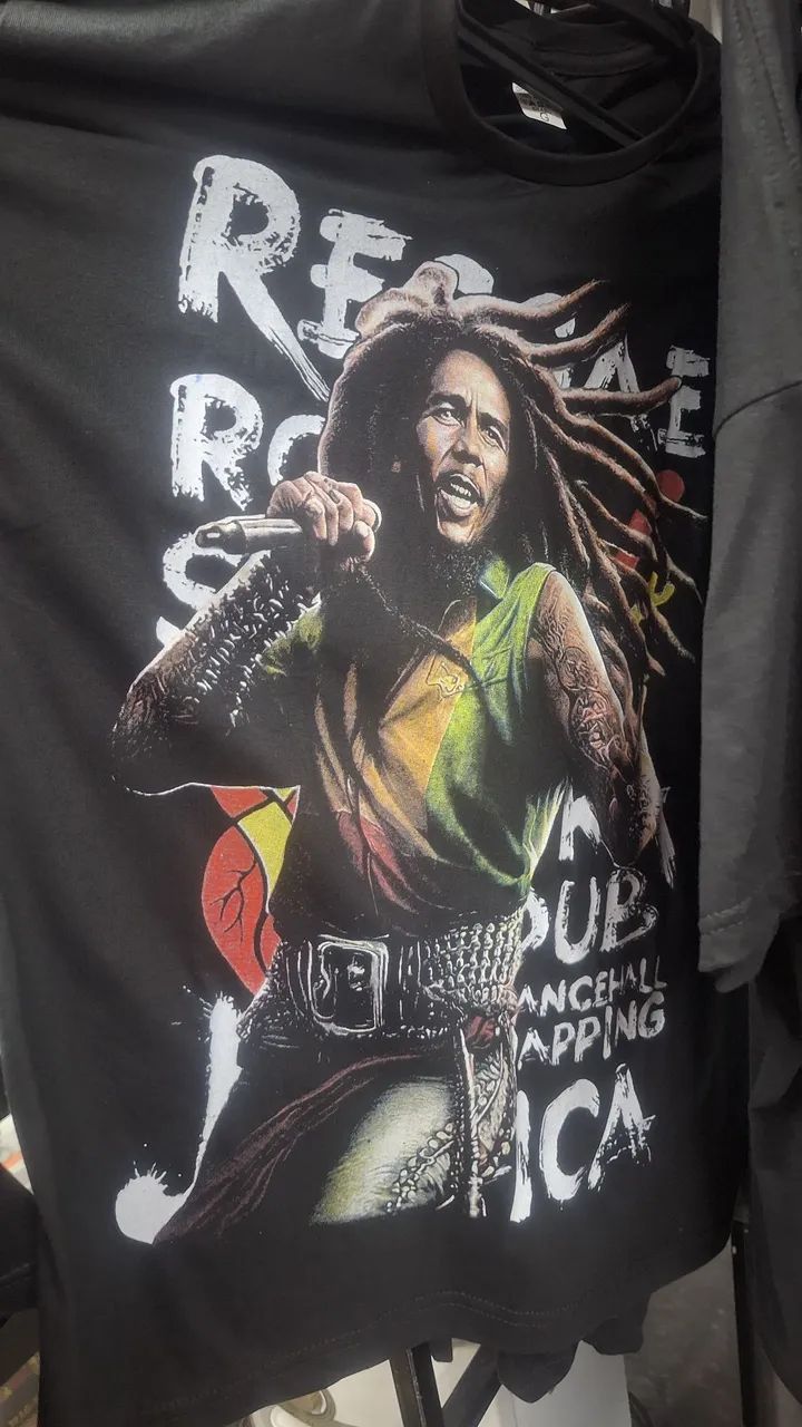 Camisa Bob Marley Reggae 