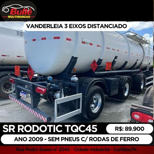 CARRETA TANQUE SR/ RODOTIC TQC45 - VANDERLEIA -AN0 2009 - Foto 2