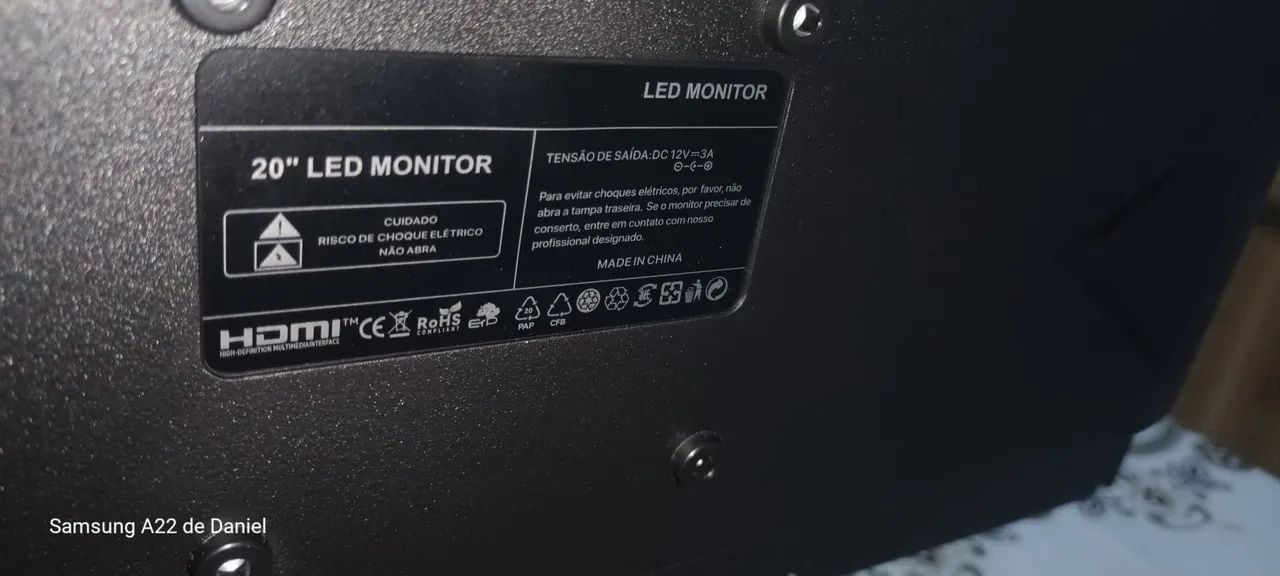 Monitor 20" HD - Ideal para Trabalho e Estudos - Foto 2