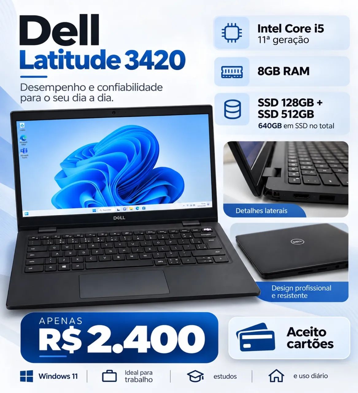 Notebook Lenovo Latitude 3420 - Foto 4