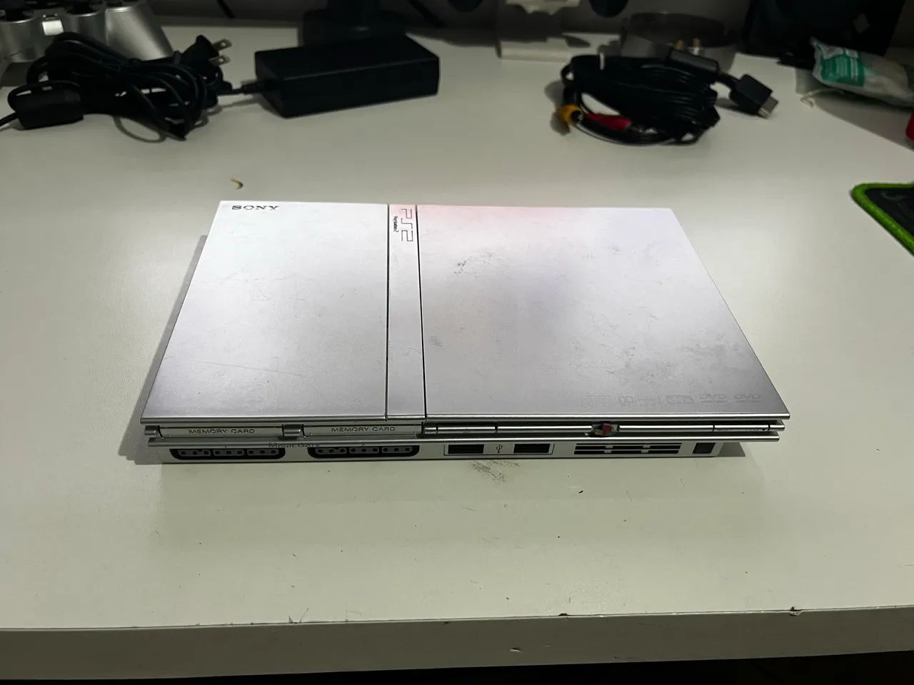 Playstation 2 slim silver - Bloqueado - Foto 3