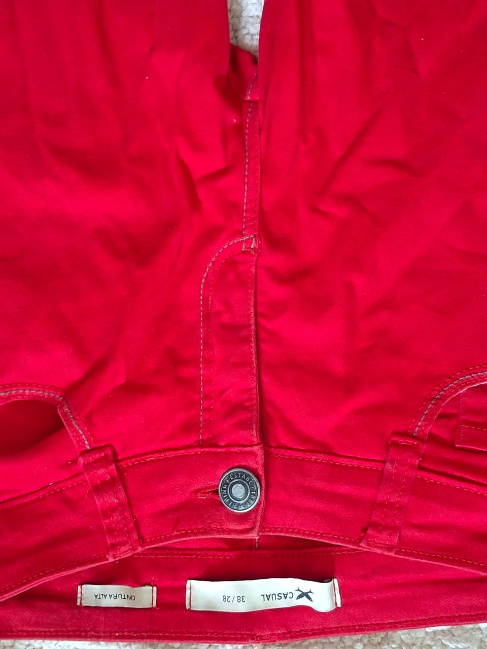 calça vermelha hering 38 - Foto 2