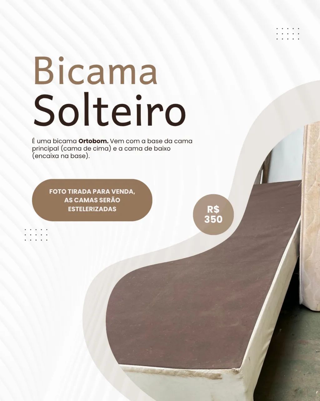 Bicama Solteiro Ortobom