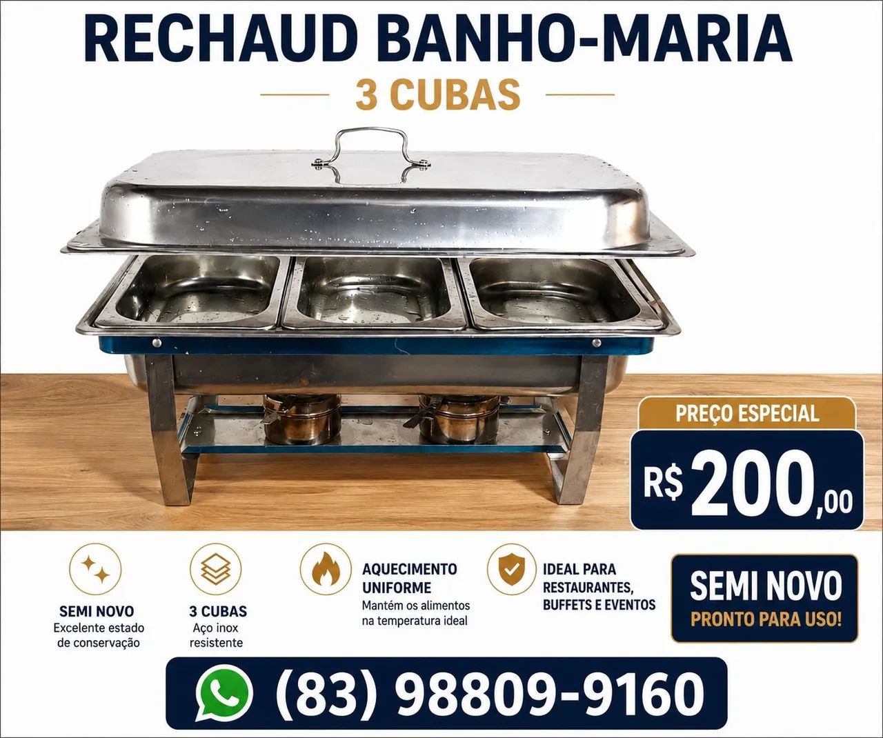Rechaud banho maria