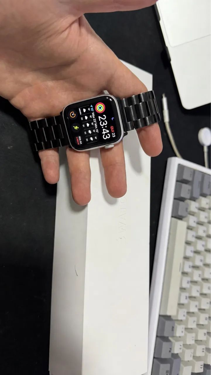 Apple Watch S5 44mm excelente com caixa - Foto 2