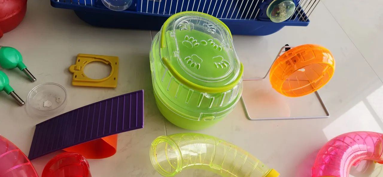 CASINHA E ACESSÓRIOS DE HAMSTER - Foto 4