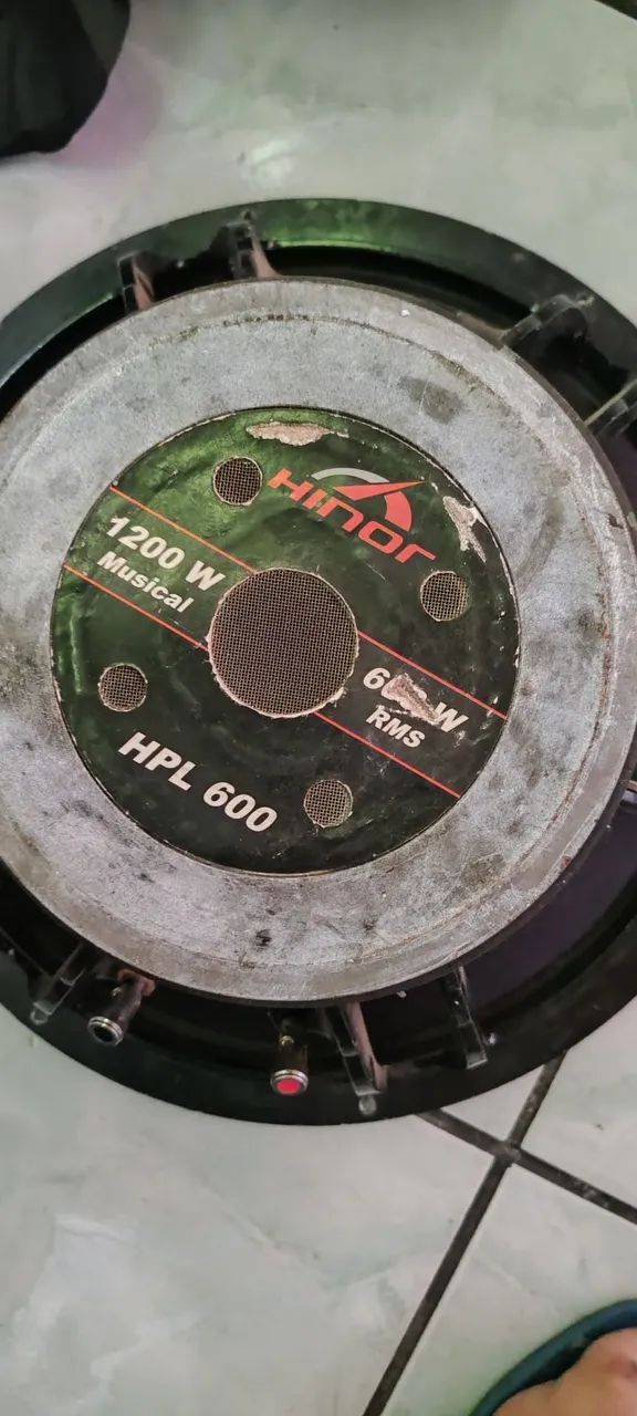 alto falante de 15 polegadas 600 RMS hinor hpl!