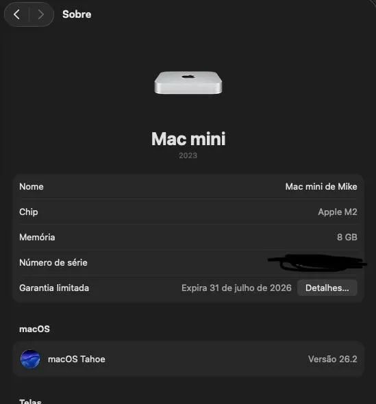 MAC MINI M2 - Usado poucas vezes - Foto 2