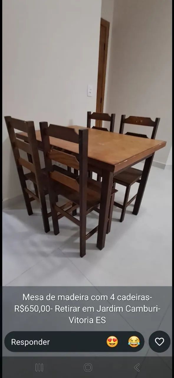 Mesa de madeira  - Foto 2