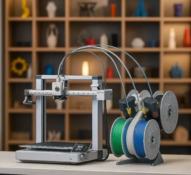 Impressora 3D Bambu Lab A1 Combo AMS - Alta Qualidade e Precisão - Nova na Caixa com NF - Foto 3