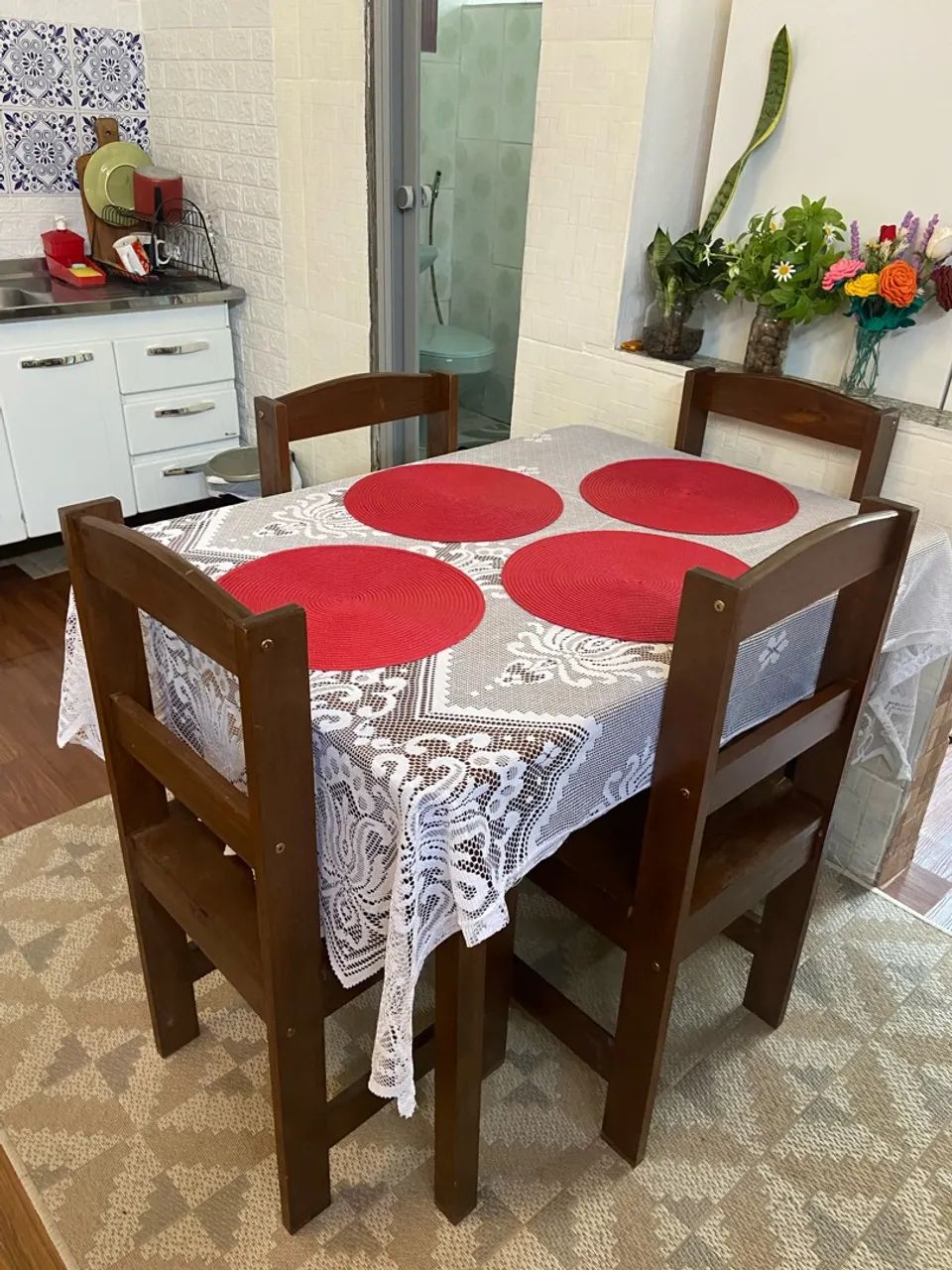 mesa 4 cadeiras  - Foto 4