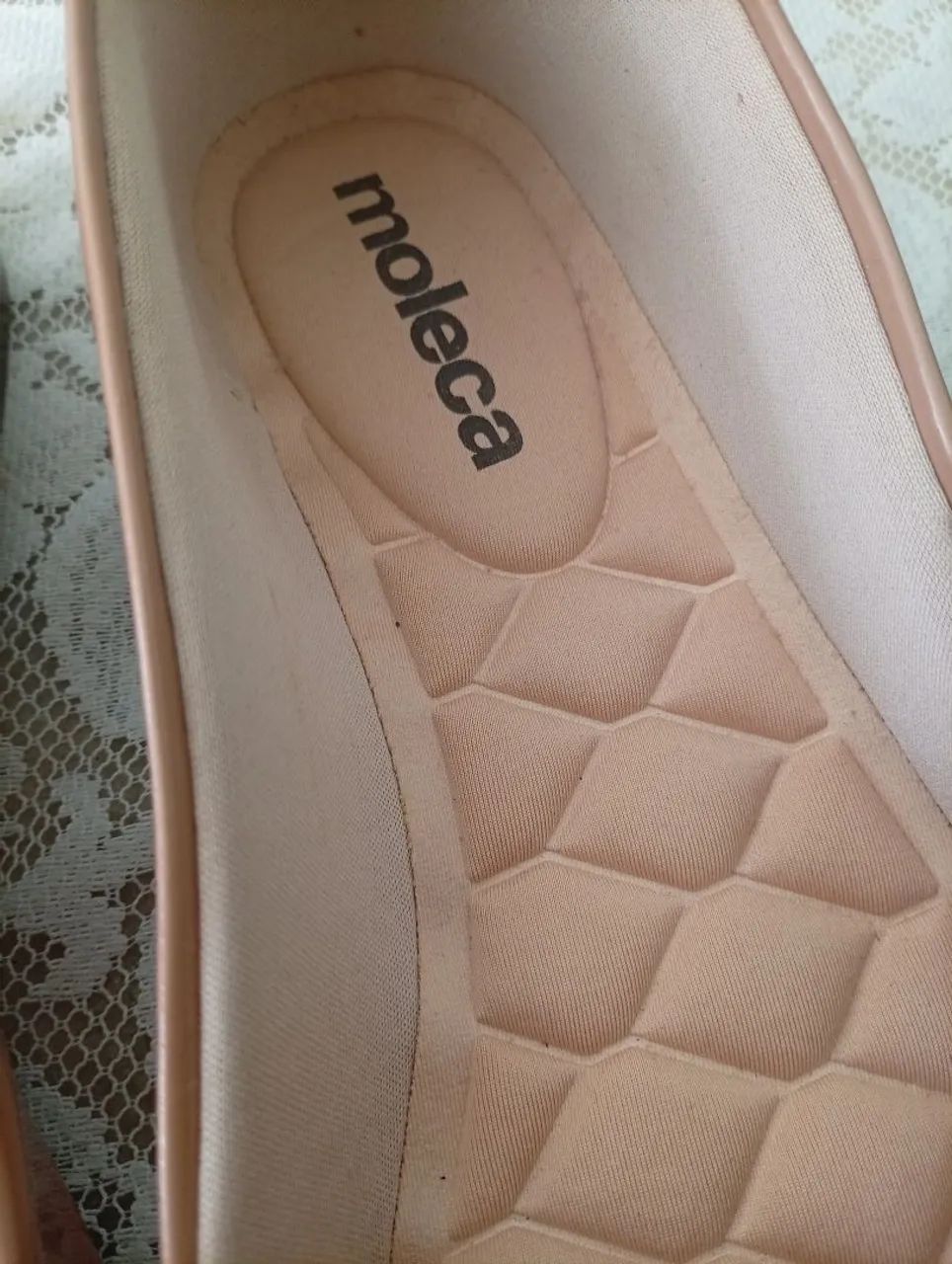 Moleca Sapato nude novo. Tamanho 38 - Foto 2