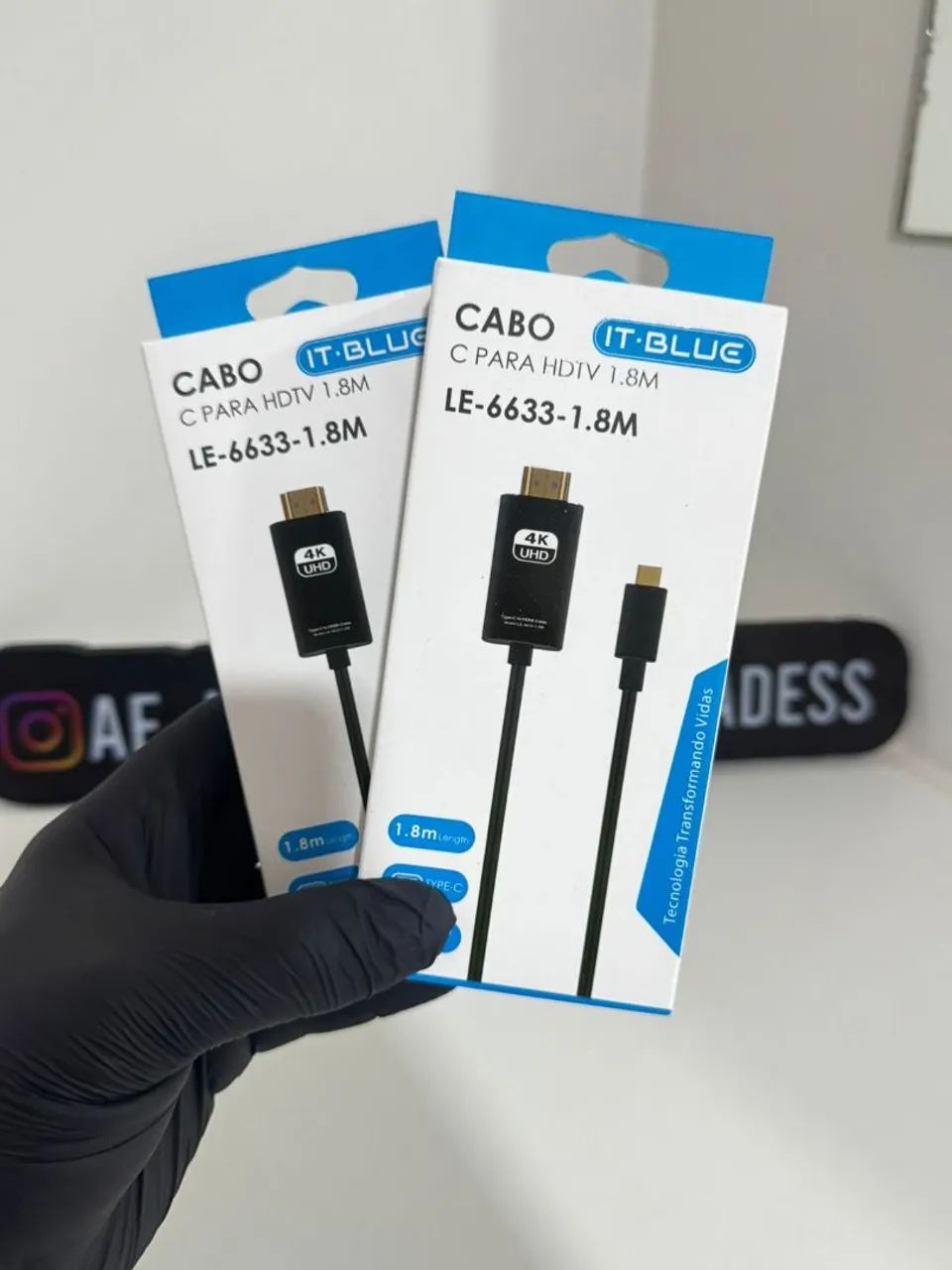 Cabo Adaptador HDMI x Tipo C - Foto 2