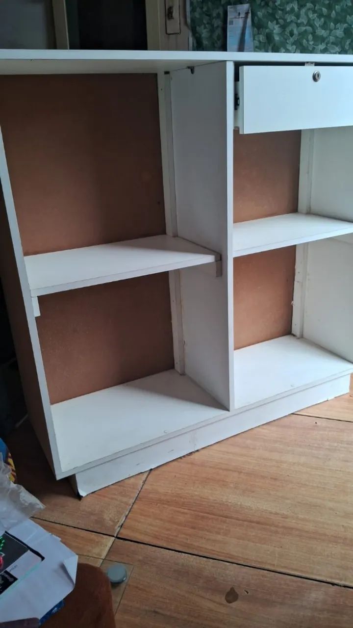 Balcão de Atendimento Branco Ótimo Estado - Foto 2