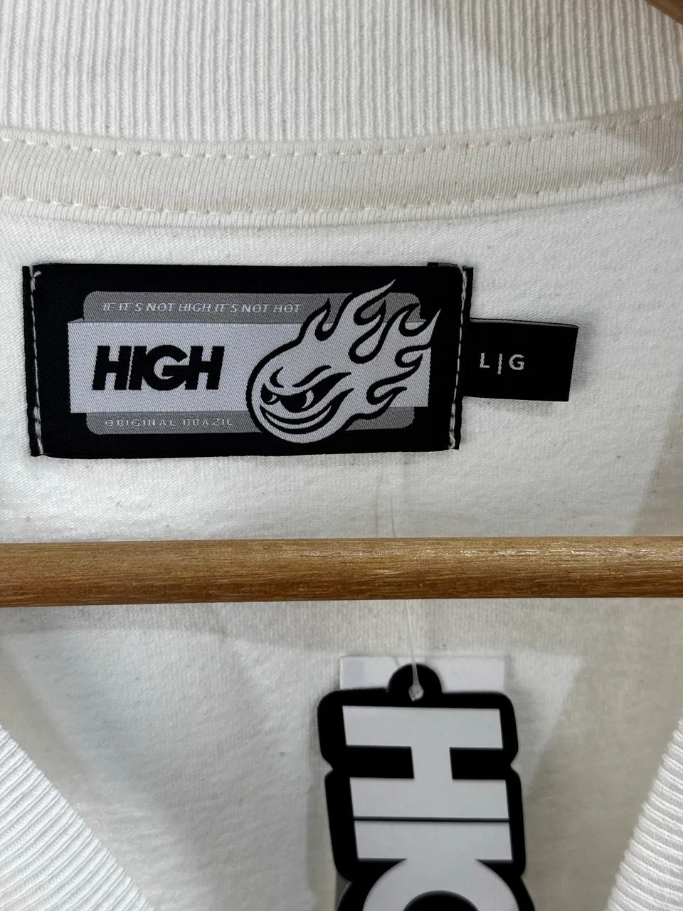 High Company X Spit Fire Tee Original White - Foto 3