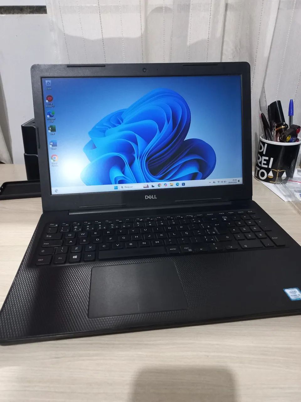 Notebook Dell inspiron core i3 8° geração 8gb ddr4 ssd 128gb tela