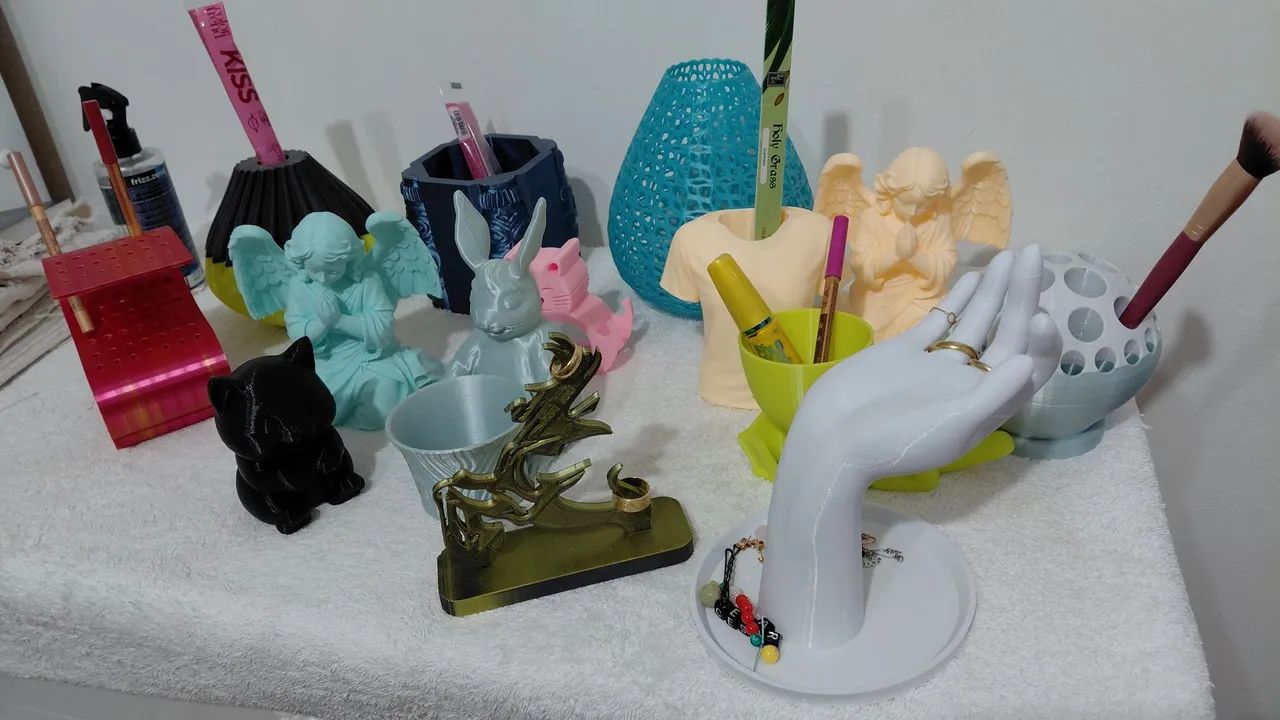 Modelos 3d decorações e utilidades