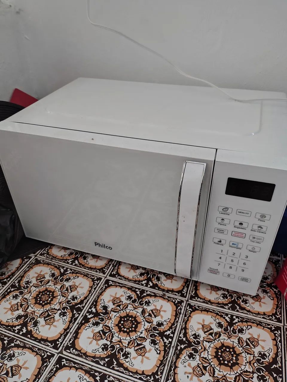 Micro-ondas com defeito