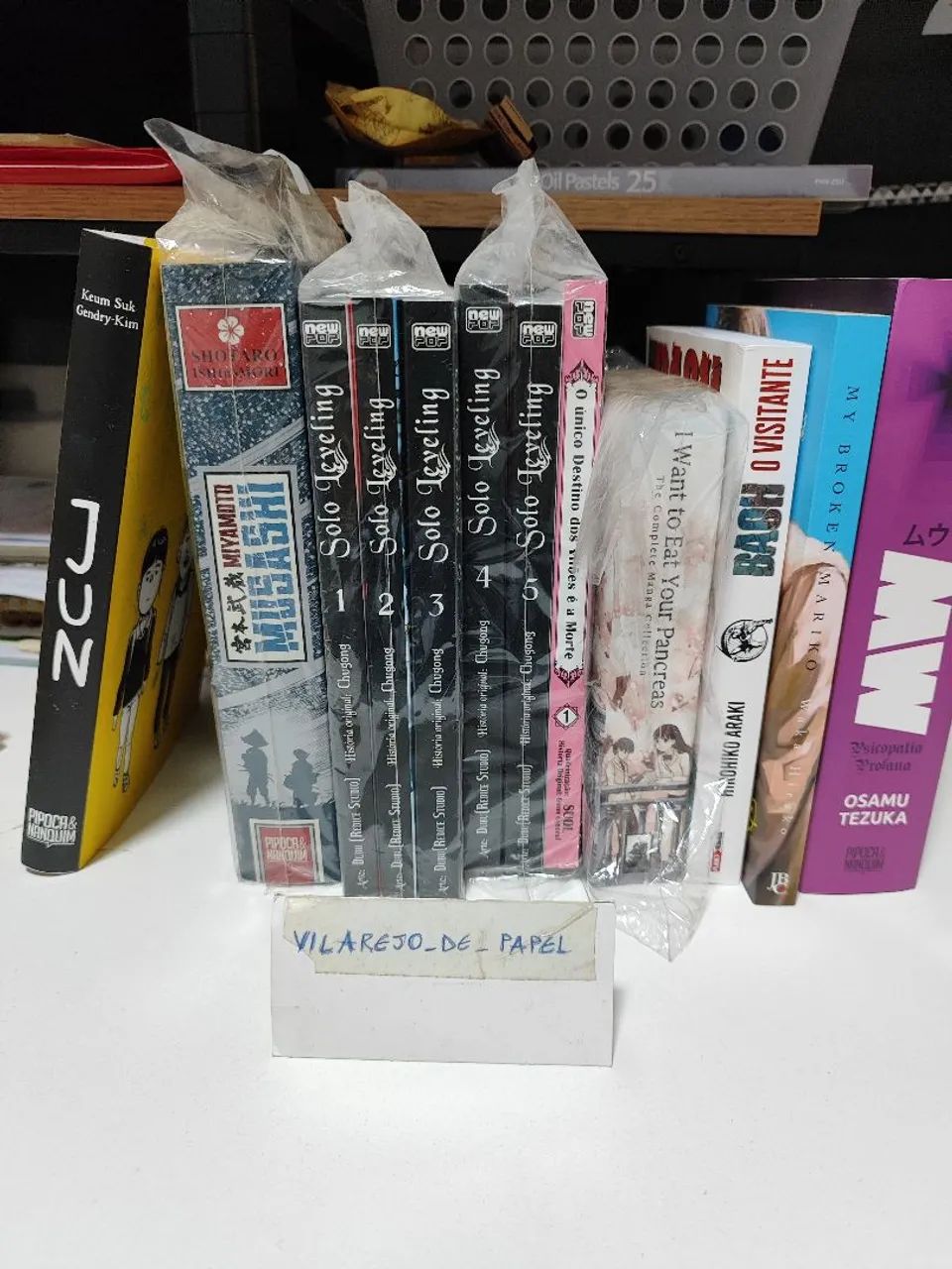 Mangá variados, com importados, coleções 