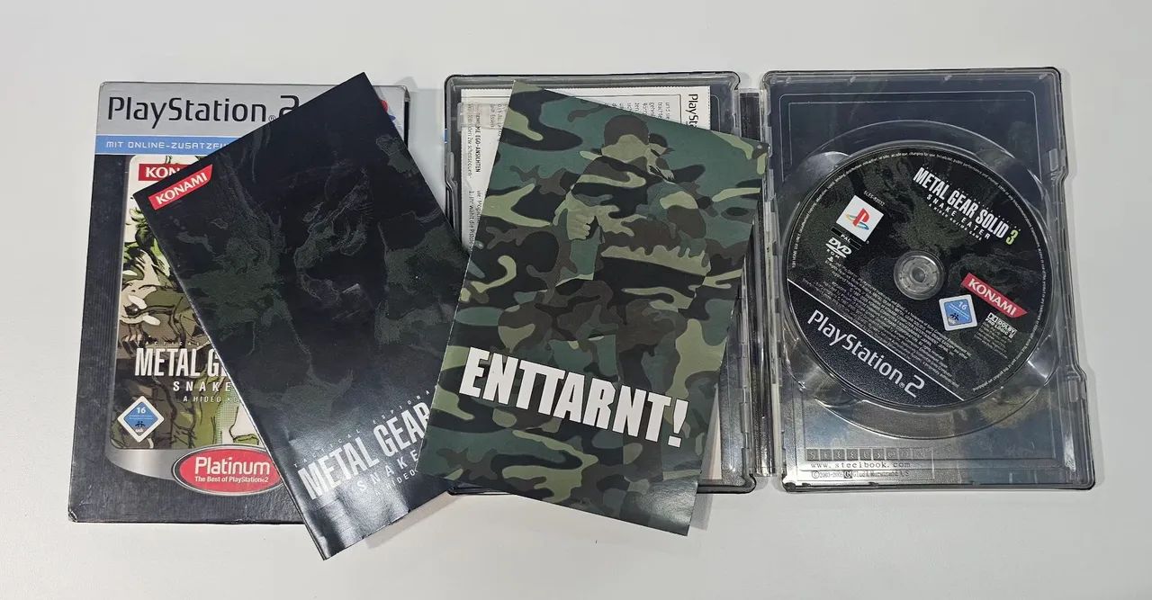 Metal gear solid 3 snake eater steelbook - Jogos de Vídeo Game