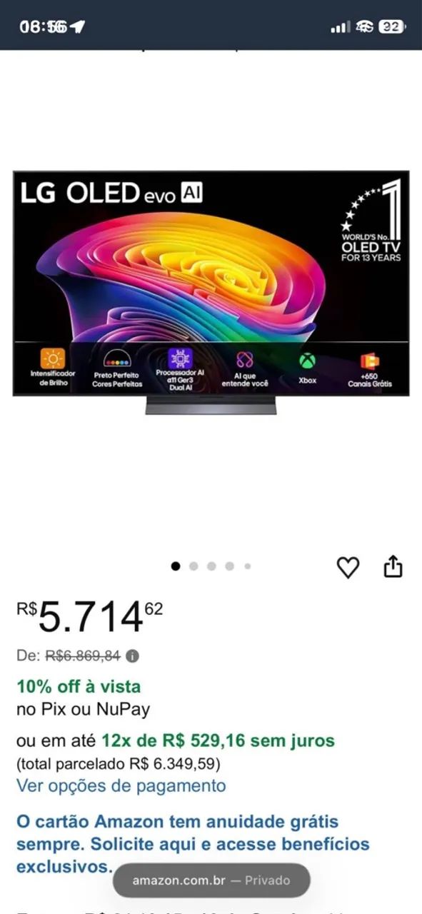 Tv smart 55 polegadas onled  - Foto 3