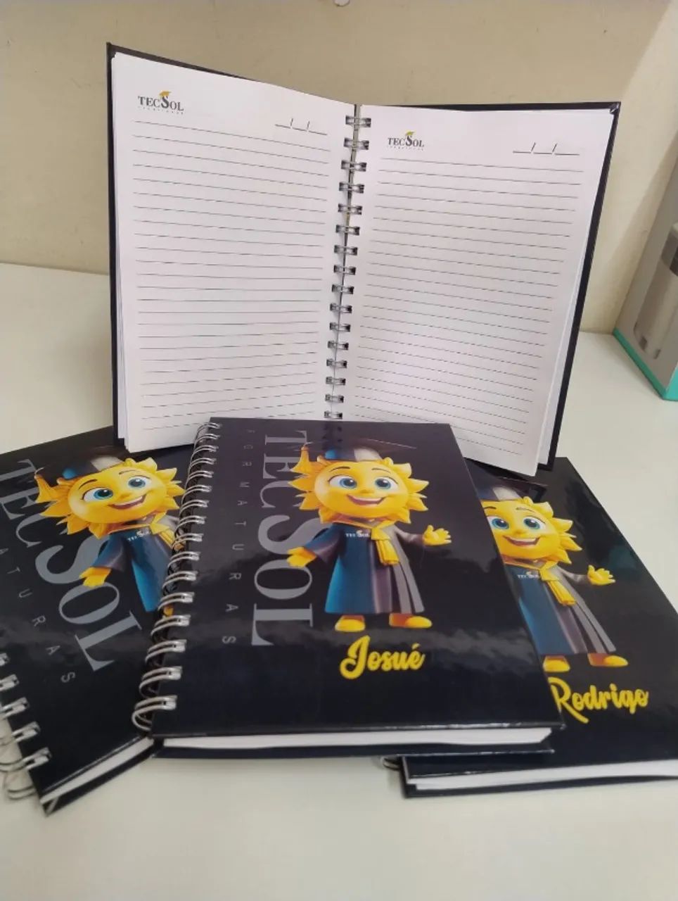 Agenda com capa laminada e personalizada com sua logo - Foto 4