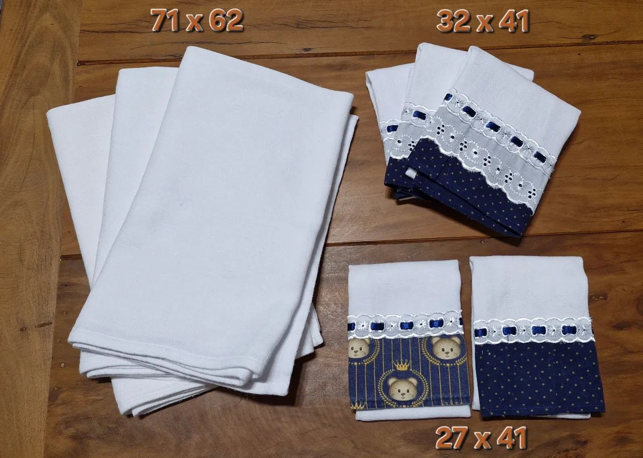 Kit fralda de boca 
