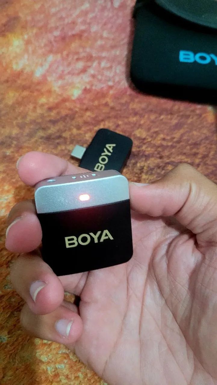 MICROFONE BOYA TIPO C PARA GRAVAR VÍDEOS  - Foto 4