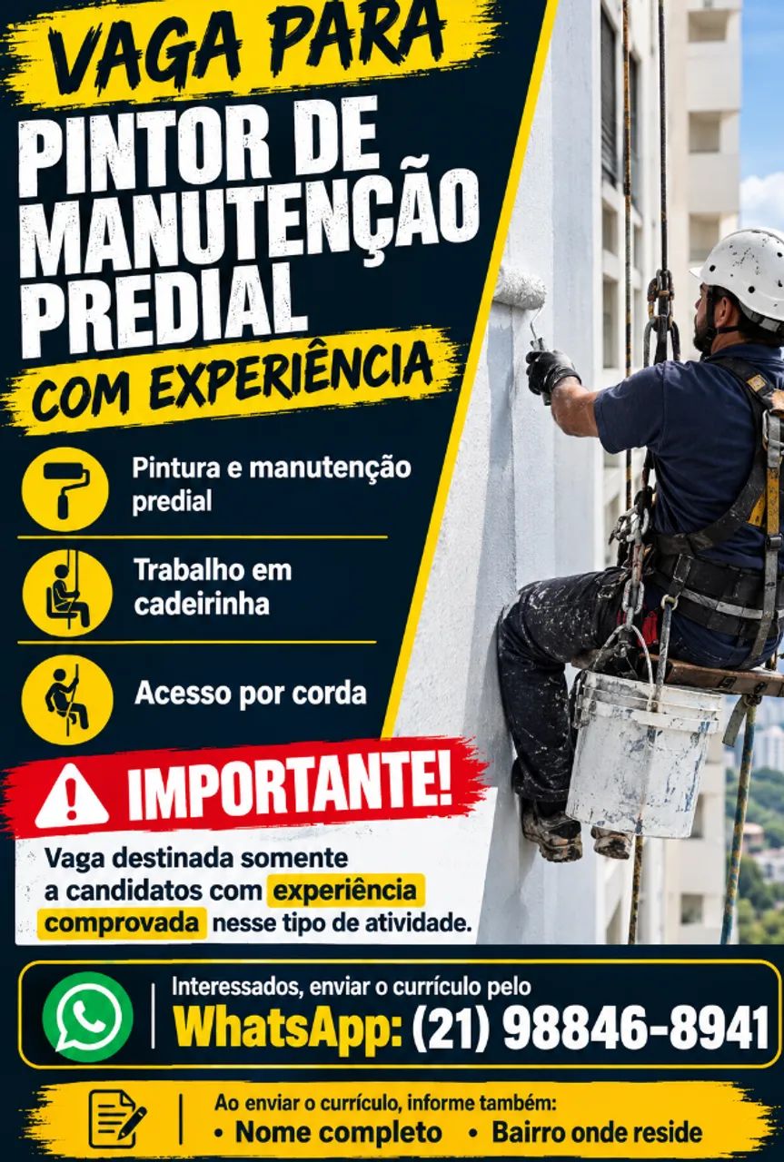 PINTOR DE MANUTENÇÃO PREDIAL 
