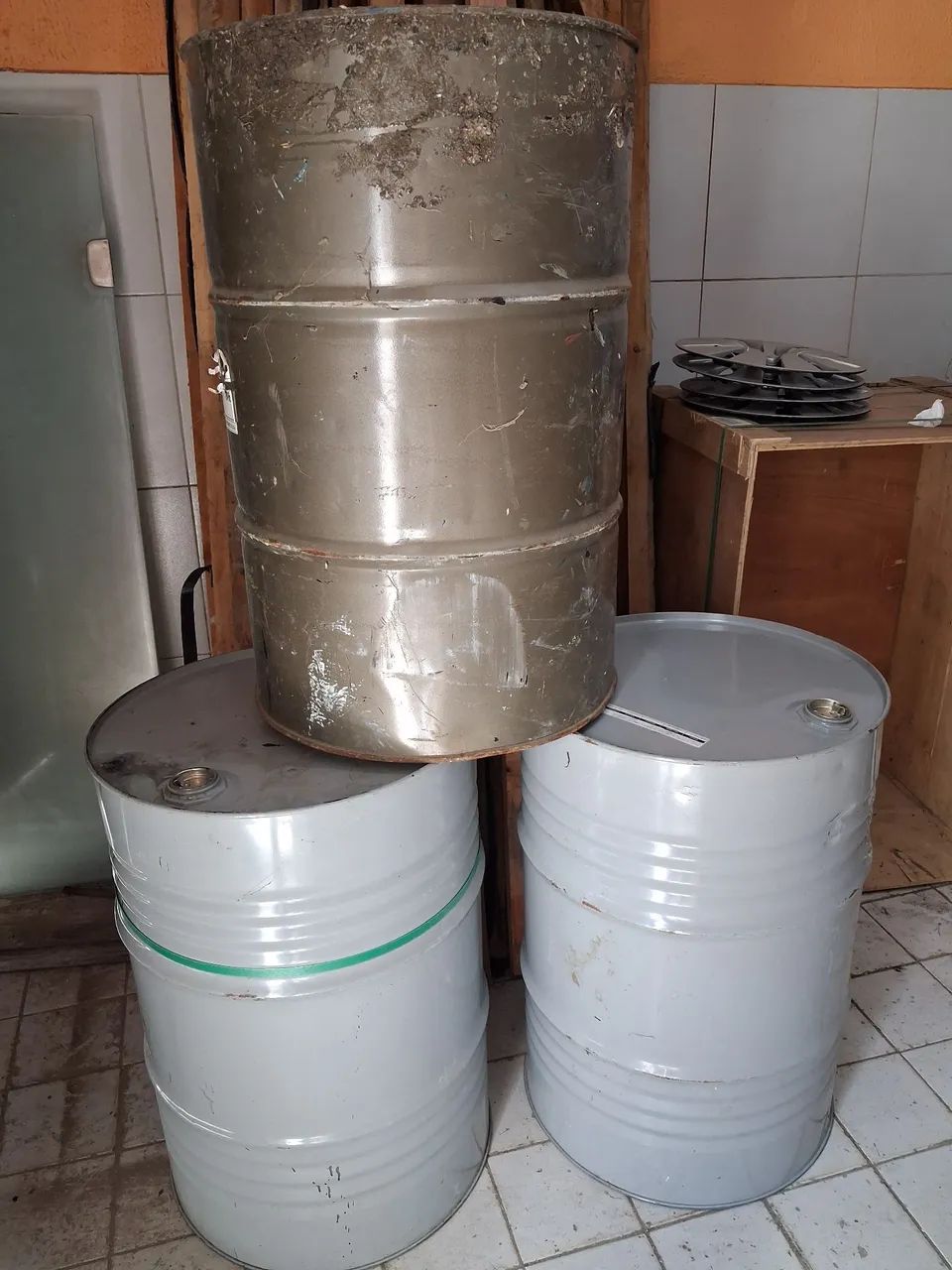 Tambor Metálico para Diversas Utilidades - Foto 4