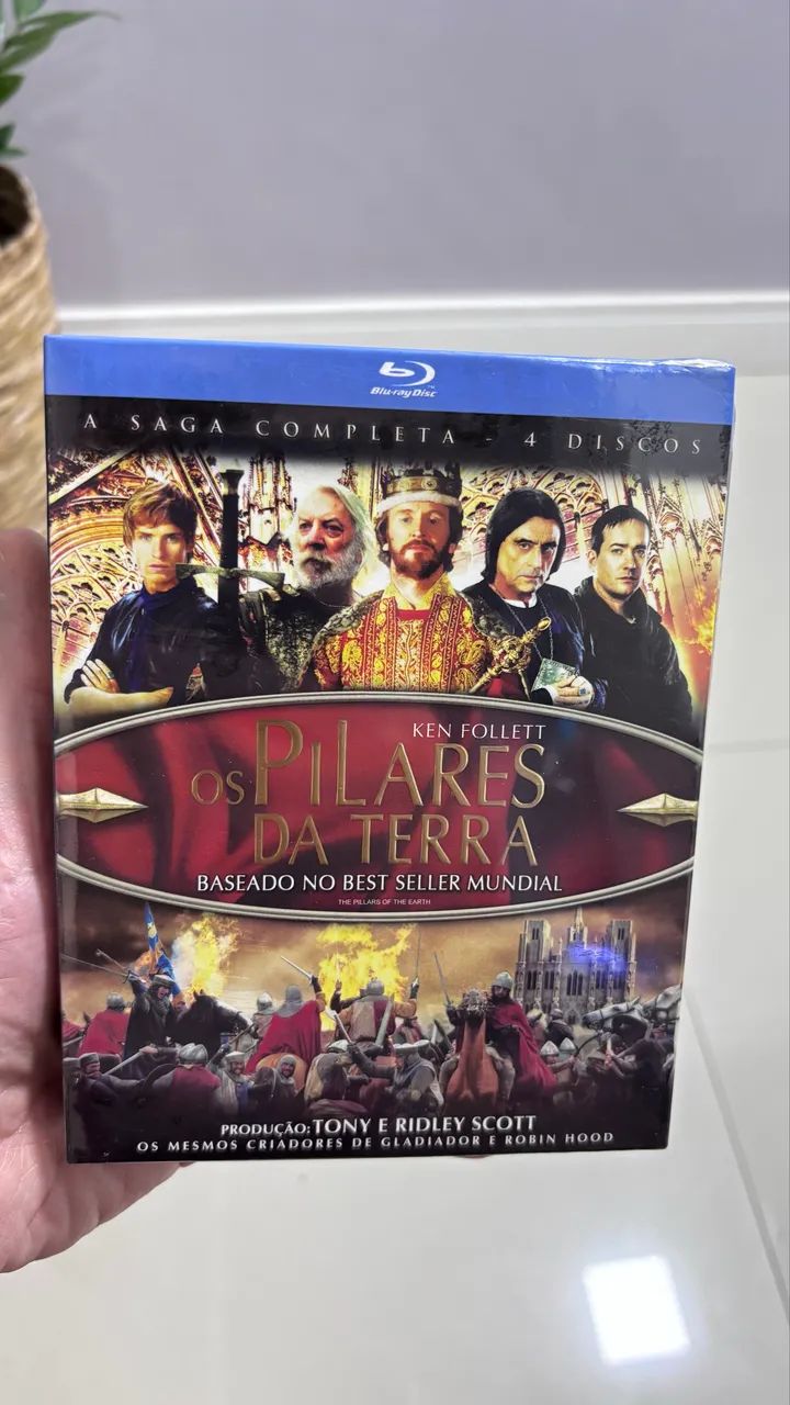 Os Pilares da Terra - Box Blu-Ray 4 discos (Lacrado) - CDs, DVDs