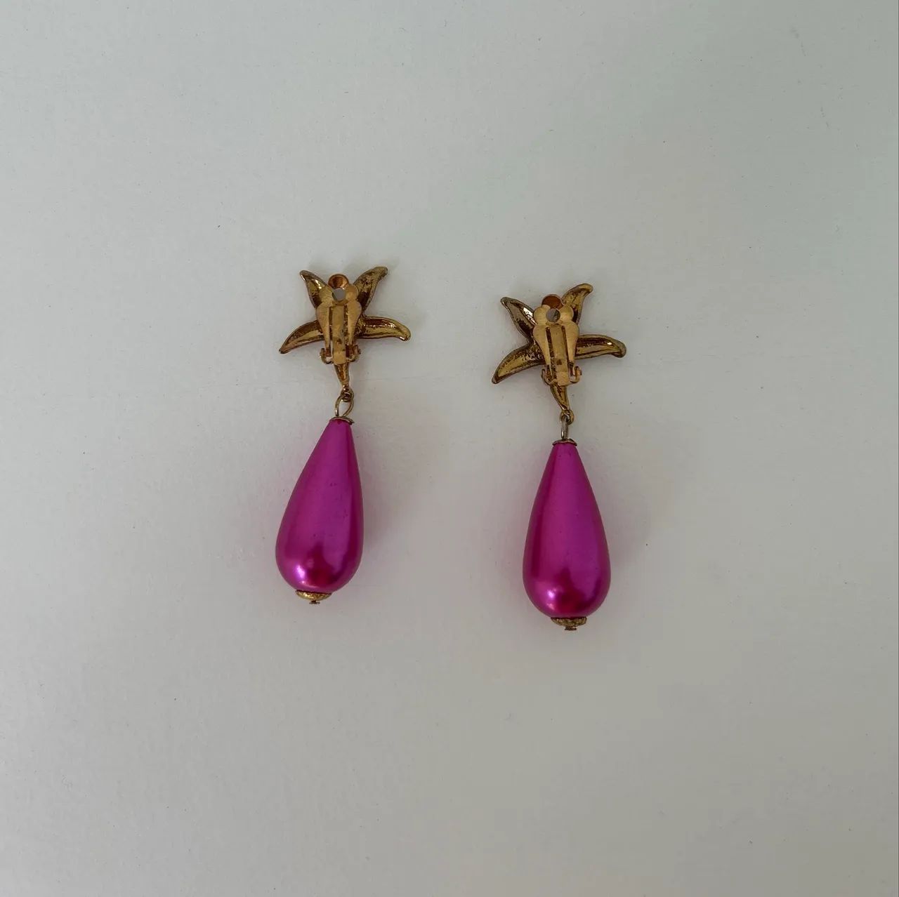 Brinco gota rosa  - Foto 3