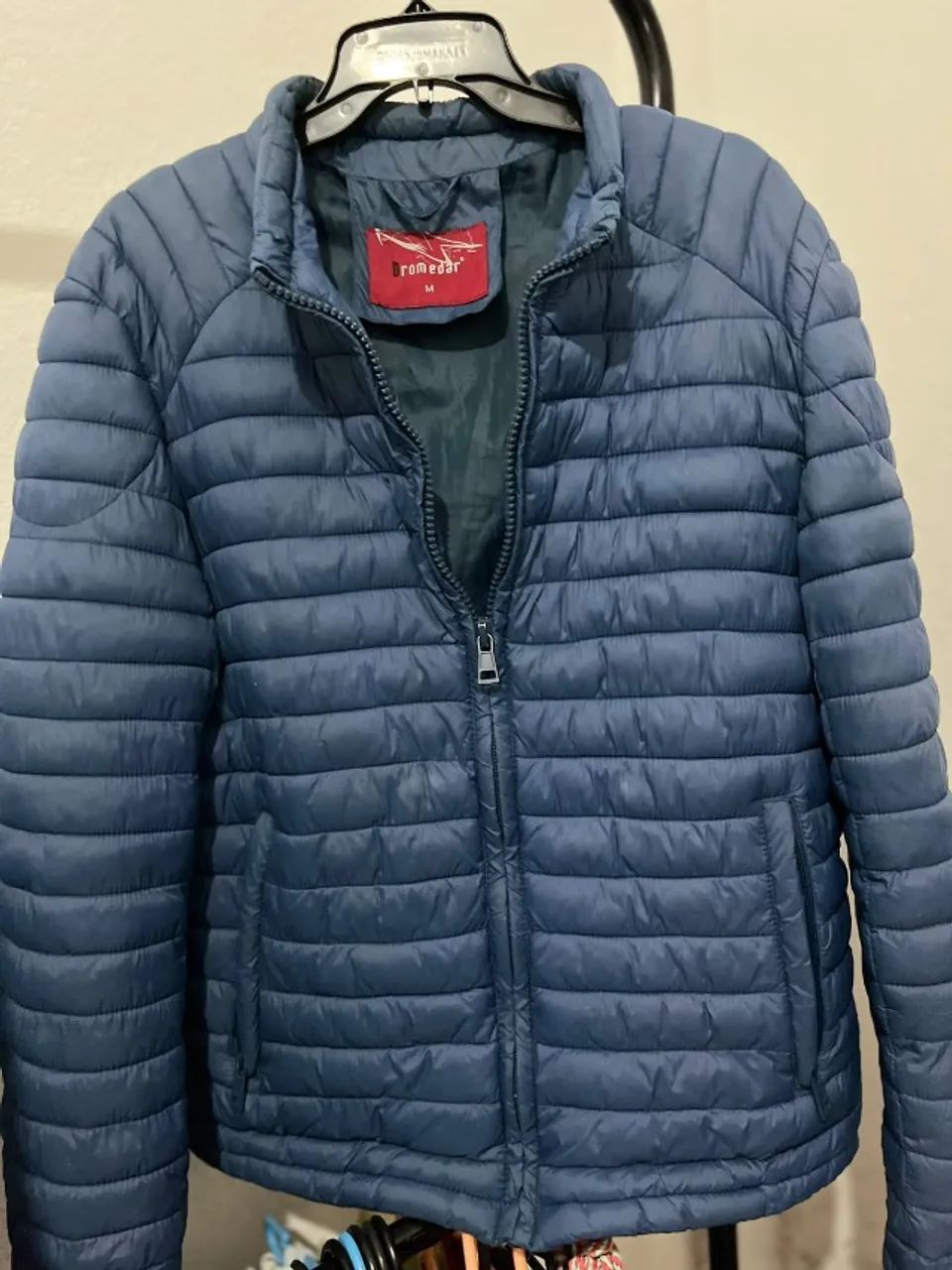 Jaqueta Puffer Azul Tam M - Foto 3