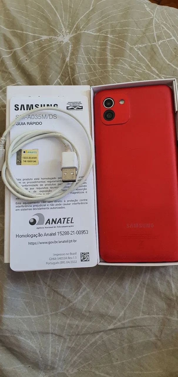 Celular Samsung A03 - Vermelho - Foto 2