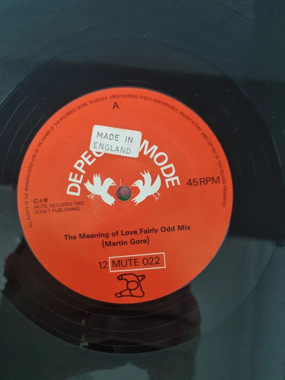 Lp Disco Vinil Depeche Mode - The Meaning Of Love (single mix) - Foto 3