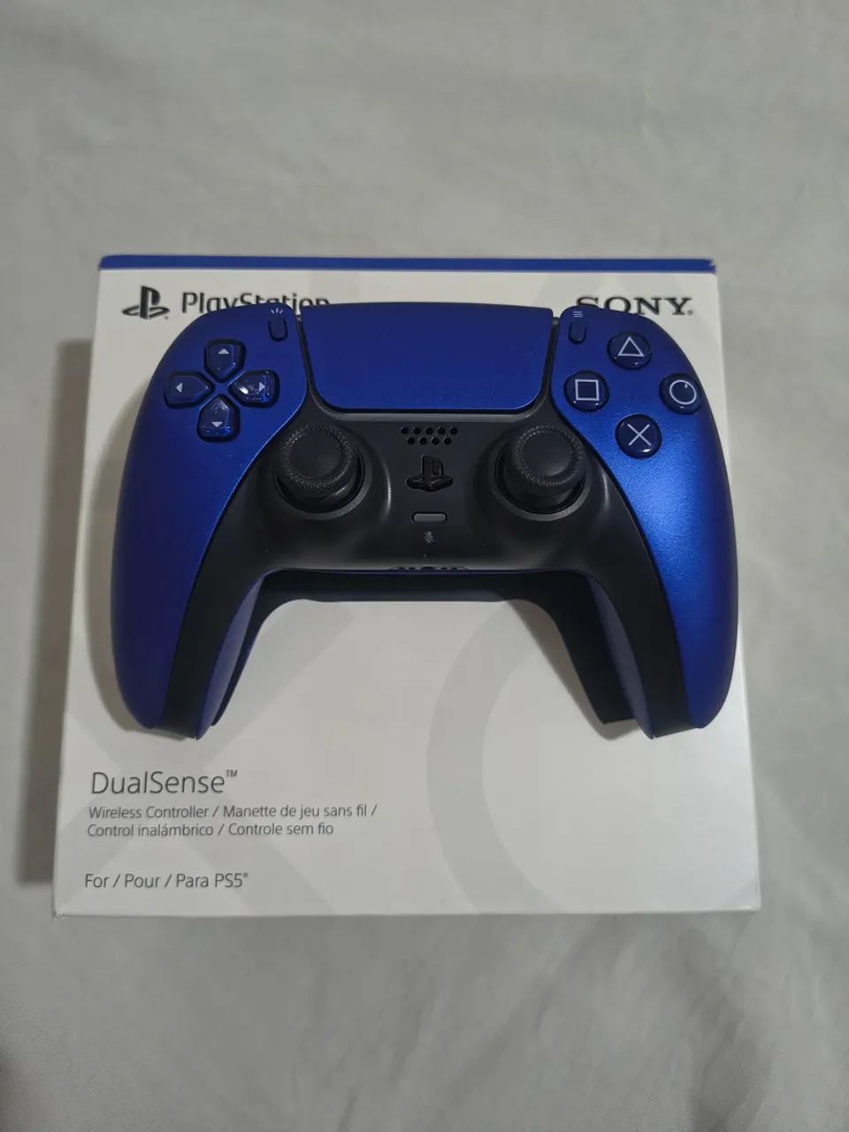 Controle PS5 Dualsense Azul - Foto 5