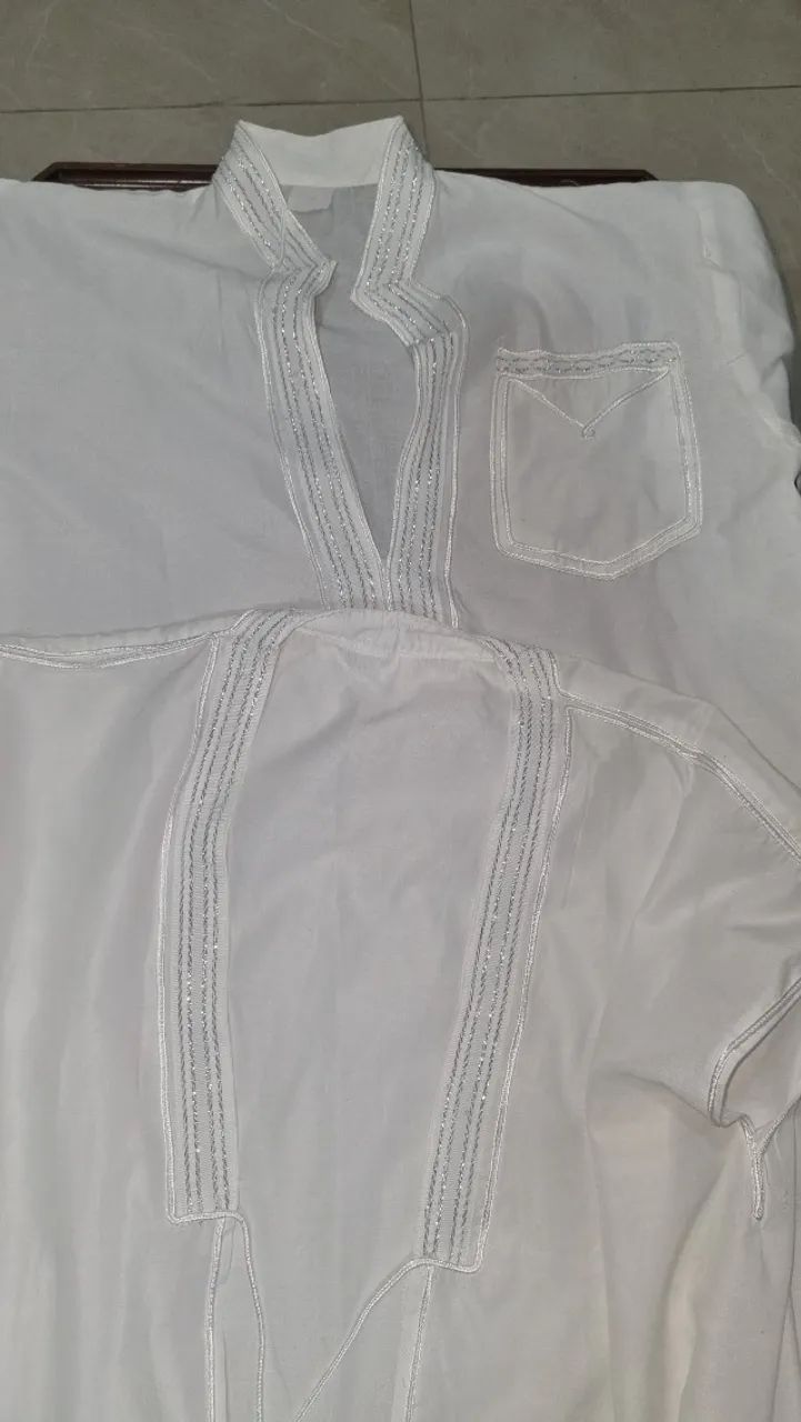 Roupa de Sheikh Xeique completa trazida do Egito por mim nova - Foto 4
